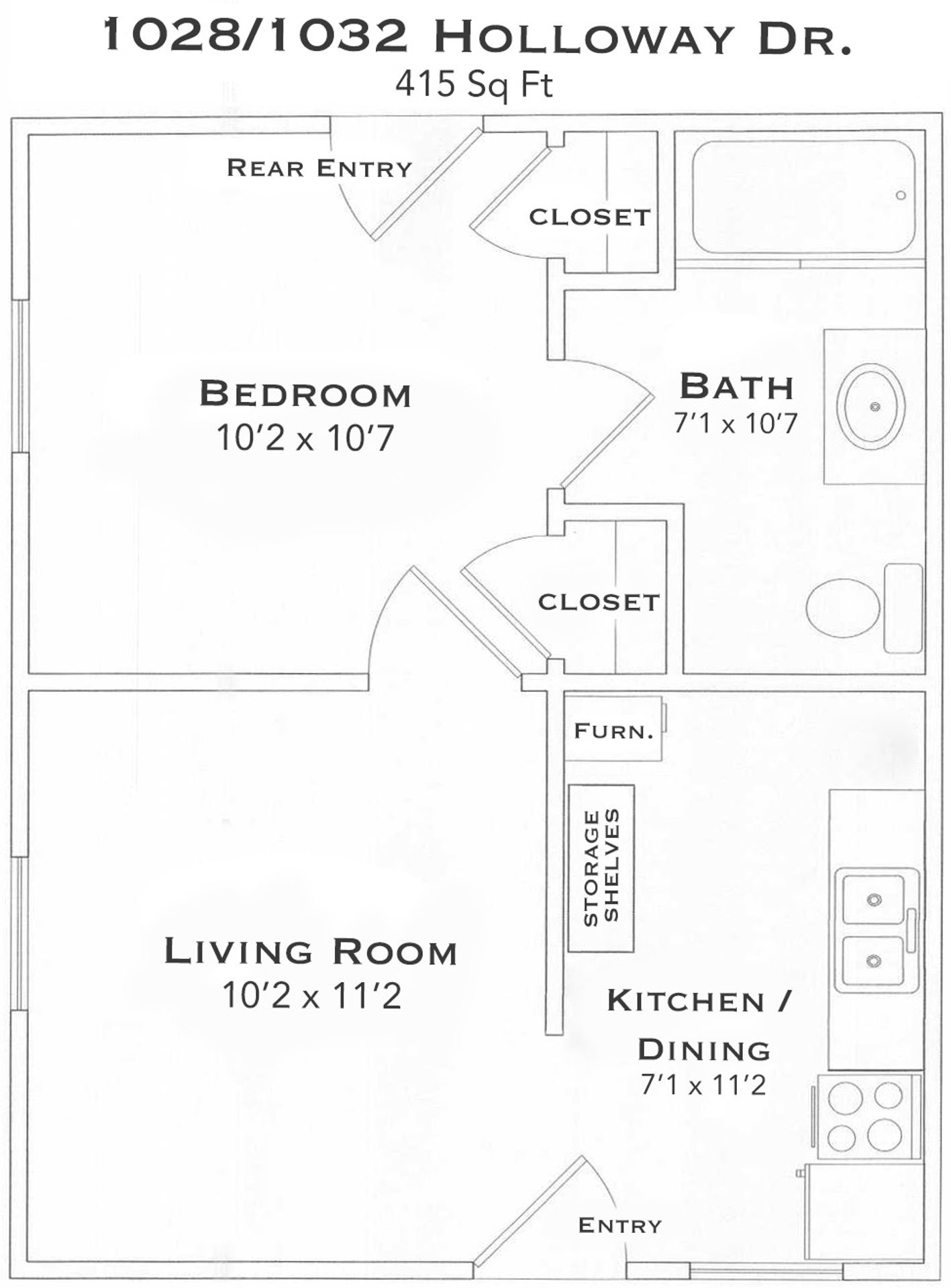 Lafayette Apartment: 1028-1032 Holloway St