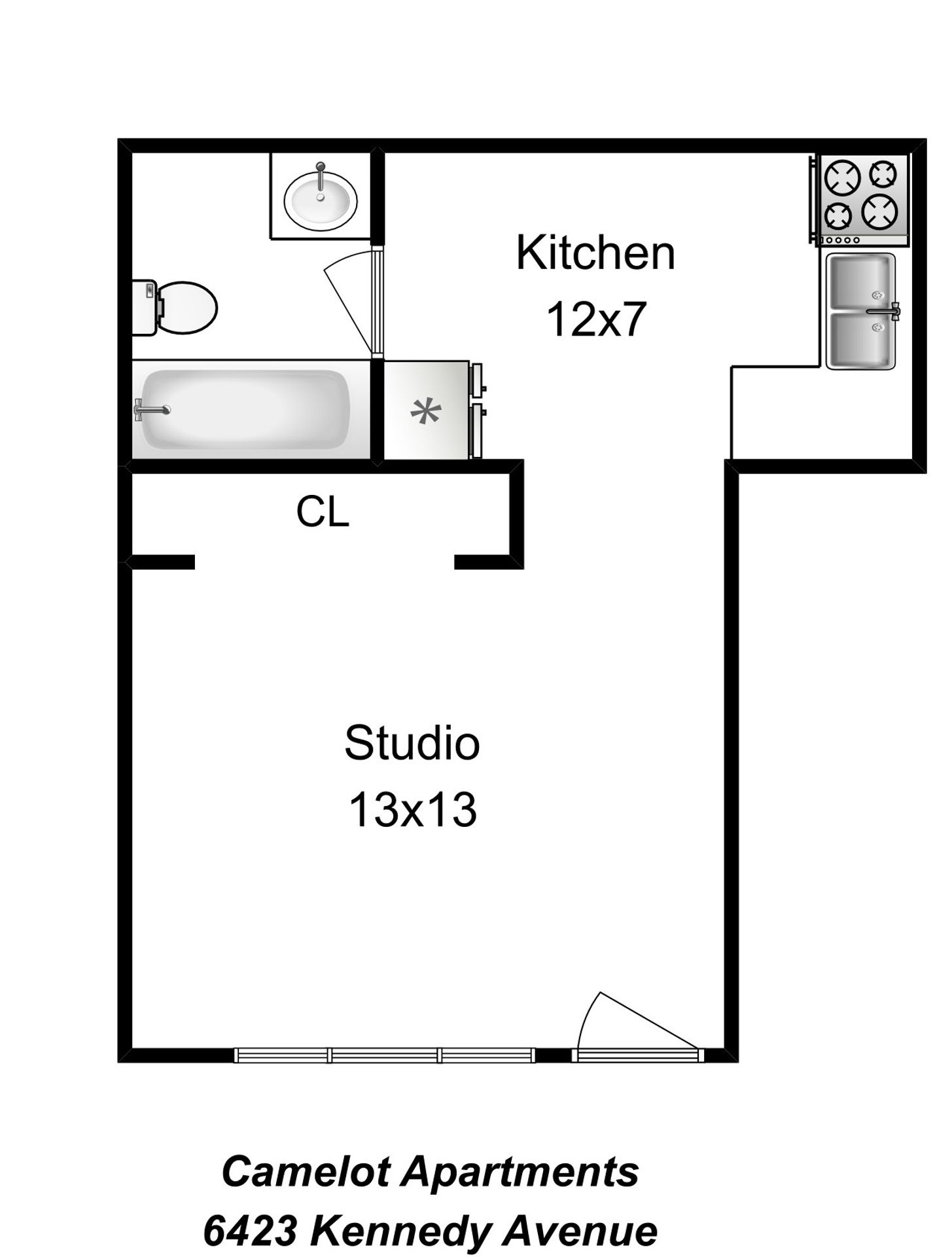 Hammond Apartment: 6423 Kennedy Avenue