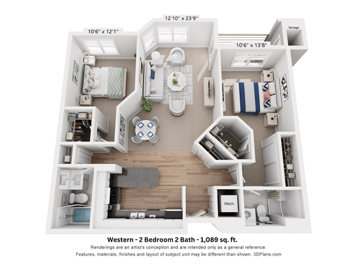 Western - 2BR 2B – photo 1