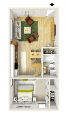 1st Floor 1 Bedroom Apartment Home Near Stillwater!