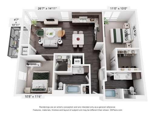 Berkeley Signature Flat – photo 1