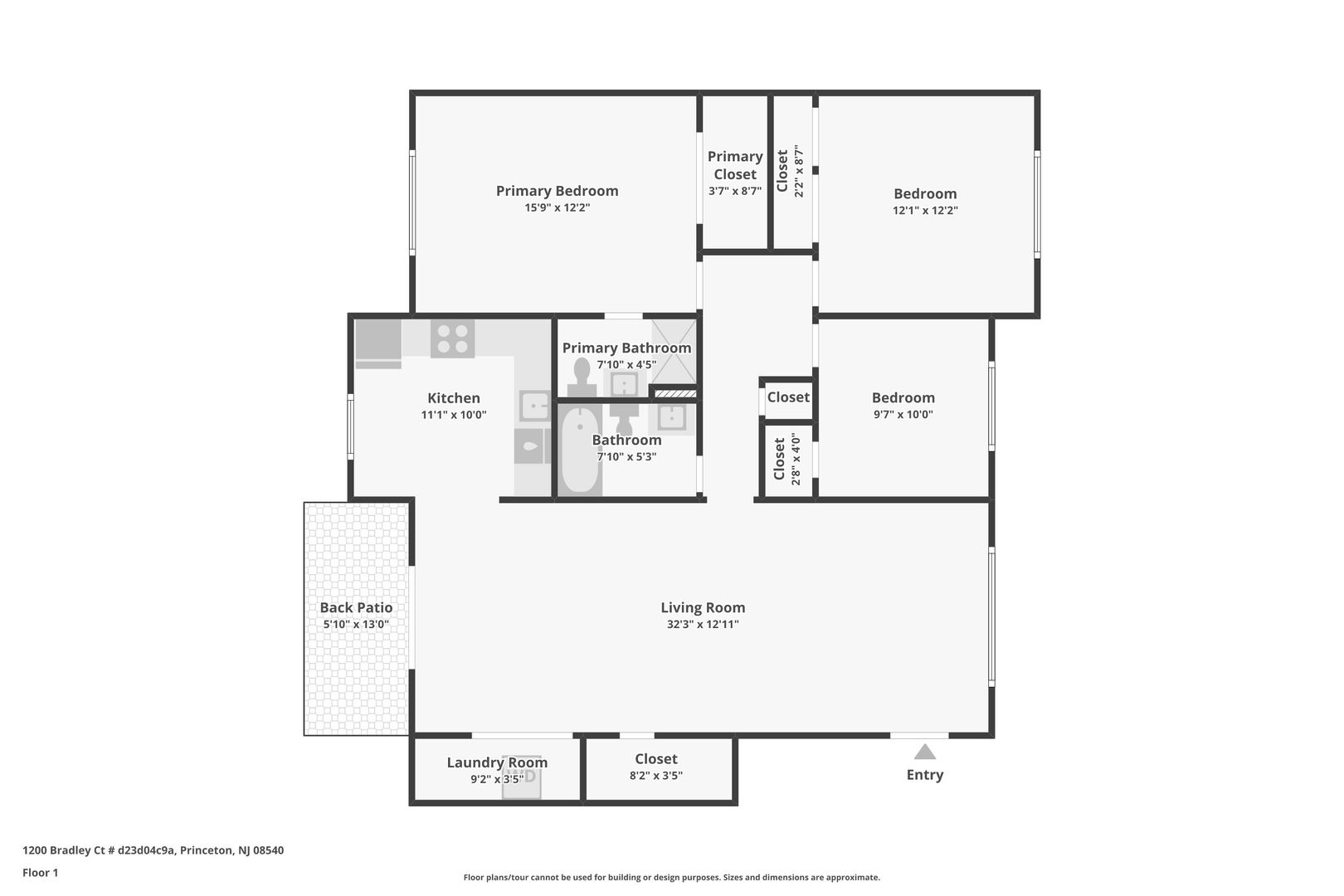 Princeton Apartment: 1200 Bradley Court
