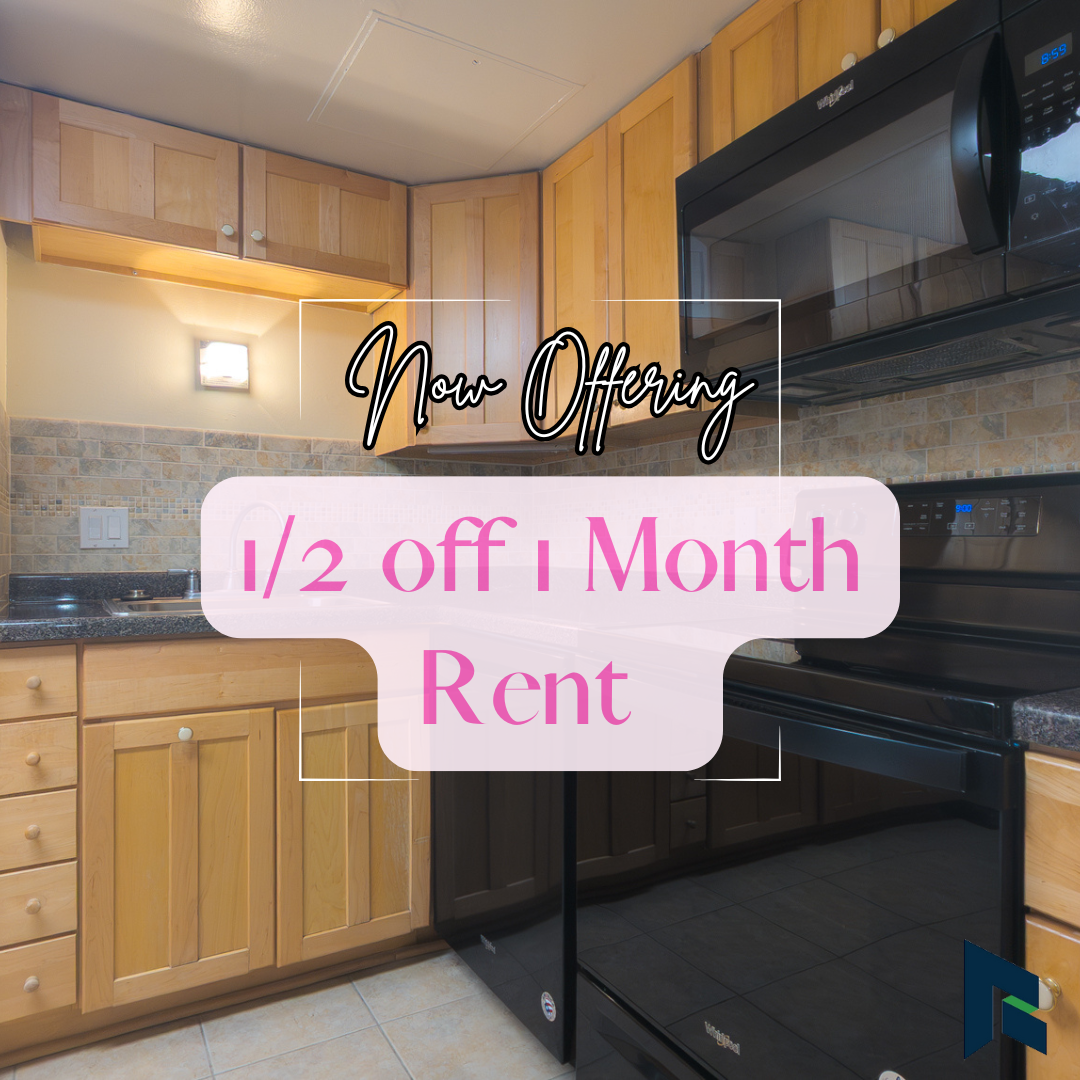 **CONCESSION IS APPLIED ON THE LAST MONTH OF A 12 MONTH LEASE**