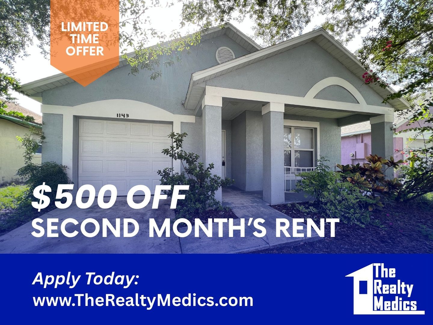 Orlando House: 1143 Fremont Park Ave