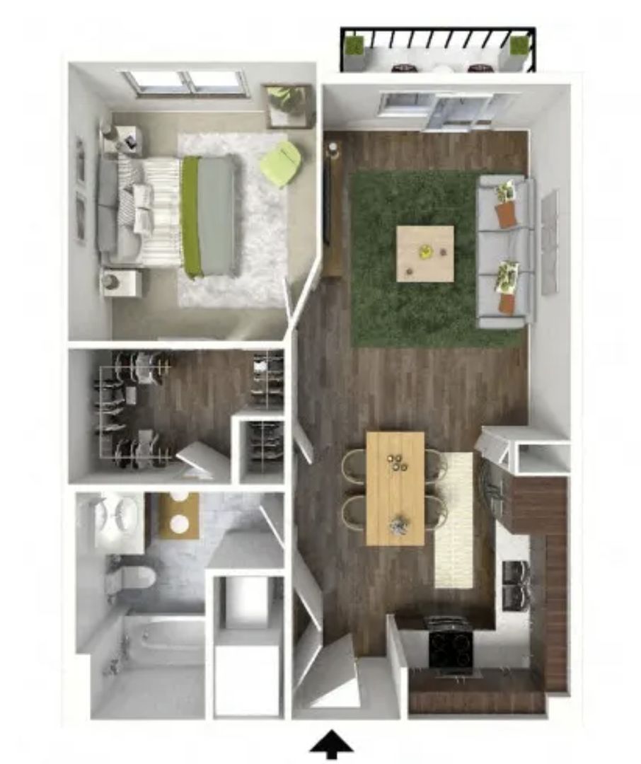 A2 floor plan