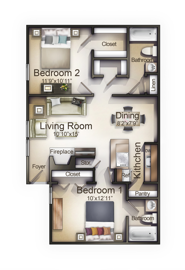 Charlotte Apartment: 5821 Reddman Rd