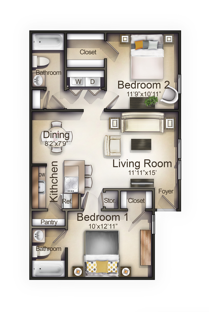 Charlotte Apartment: 5821 Reddman Rd