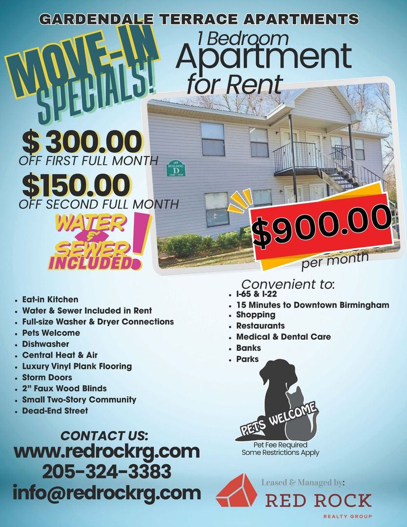 Gardendale Apartment: 318 Fieldstown Road