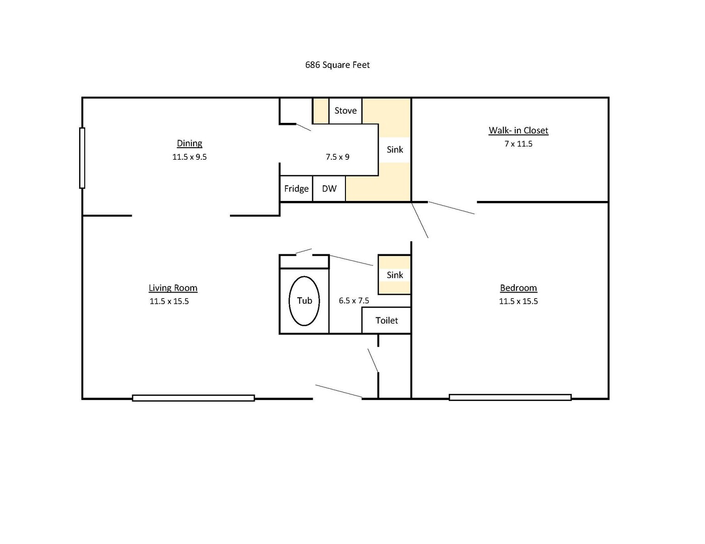 Birmingham Apartment: 2284 Chapel Hill Road, Apt. A