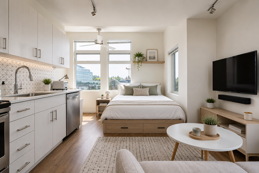 ✨One Month Free Move In Special!✨Studio with Amazing Downtown Kirkland and Lake Washington View! – photo 1