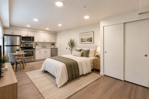 ✨One Month Free Move in Special✨ Modern Kirkland Studio with Full Kitchen & Stylish Comfort – photo 1