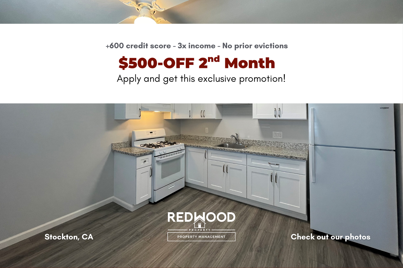 Stockton Apartment: 613 Camanche Lane