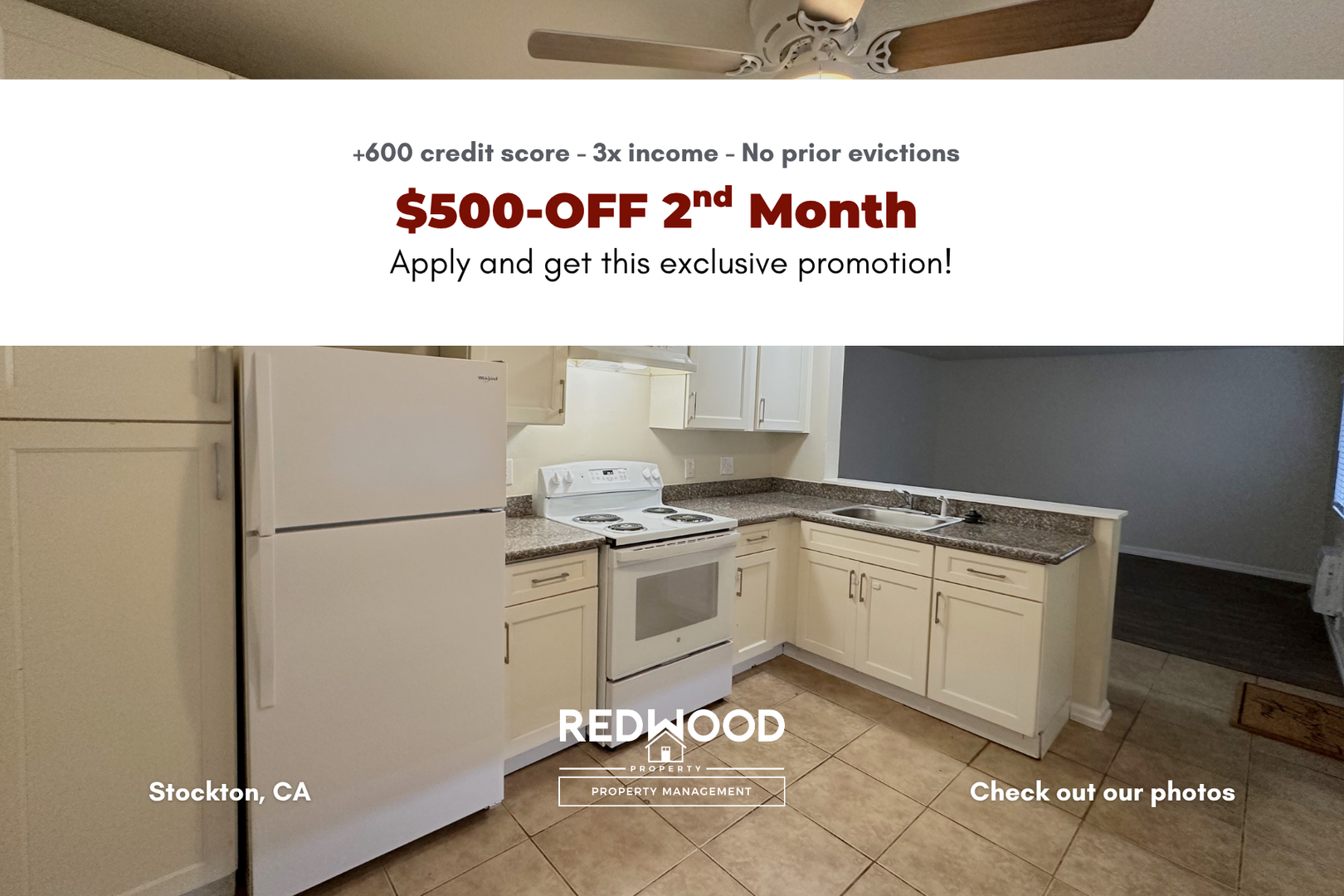 Stockton Apartment: 443-531 Glendora Ave