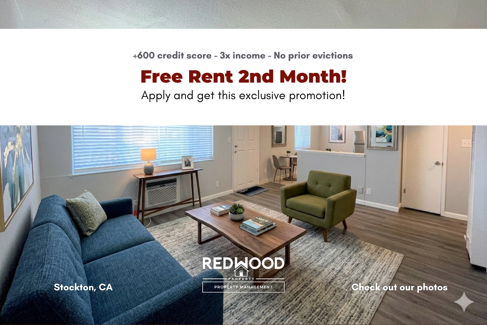 Stockton Apartment: 443-531 Glendora Ave