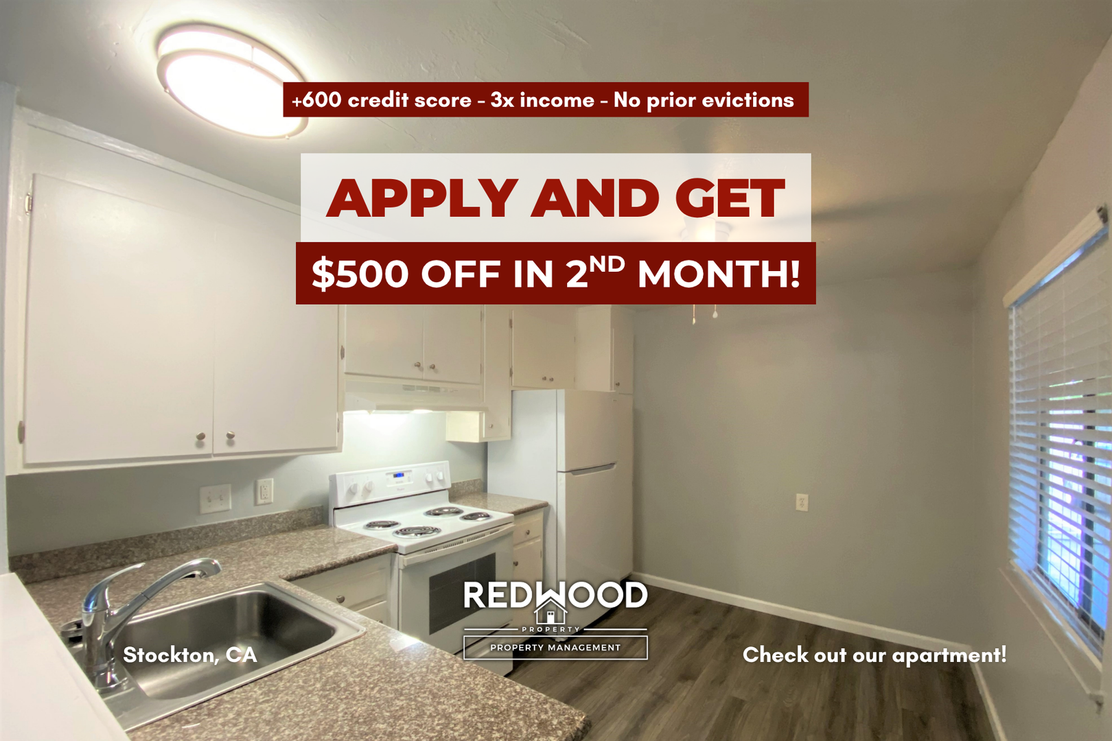 Stockton Apartment: 443-531 Glendora Ave