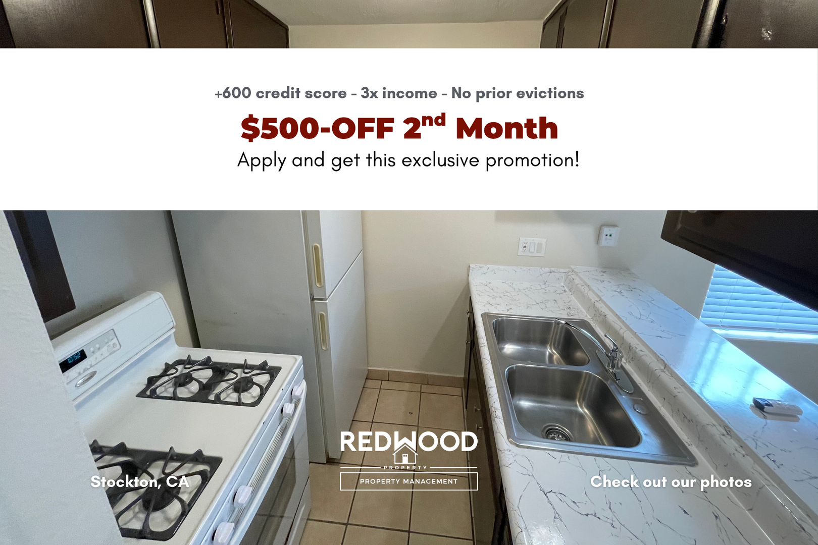 Stockton Apartment: 630 N. Van Buren Street