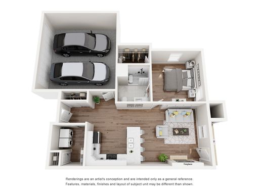 The Foxglove | 1 Bed/1 Bath Townhome ADA – photo 1