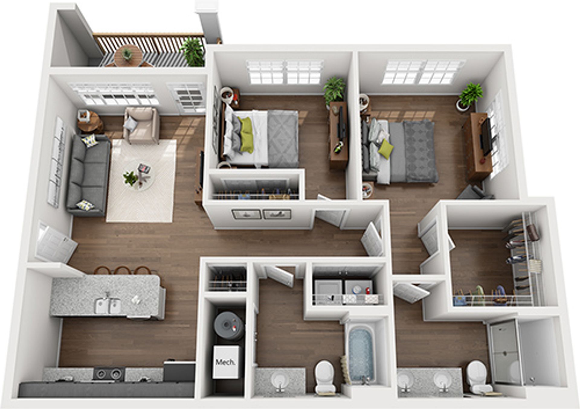 Bloomington Apartment: 2739 South Boardwalk Circle