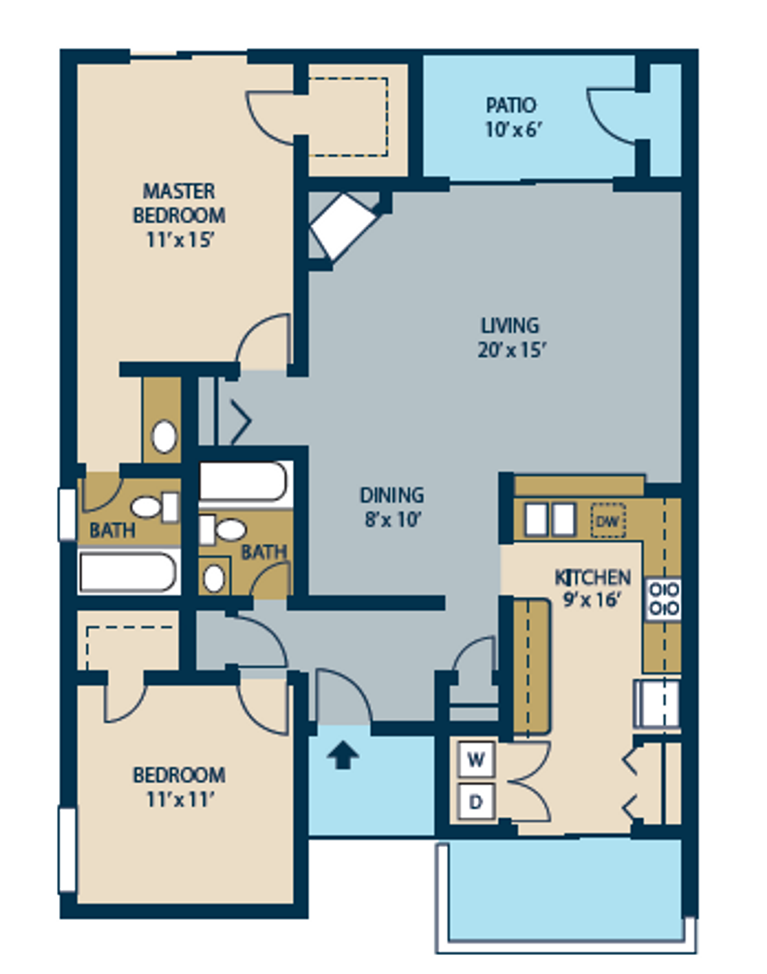 Jacksonville Apartment: 9855 Regency Square Boulevard