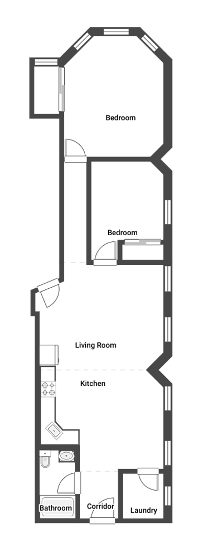 Hartford Apartment: 105-107 Barbour St