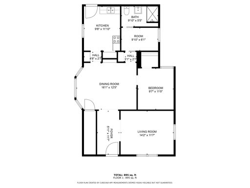 Large 1 Bedroom 1 Bathroom Apartment – photo 1