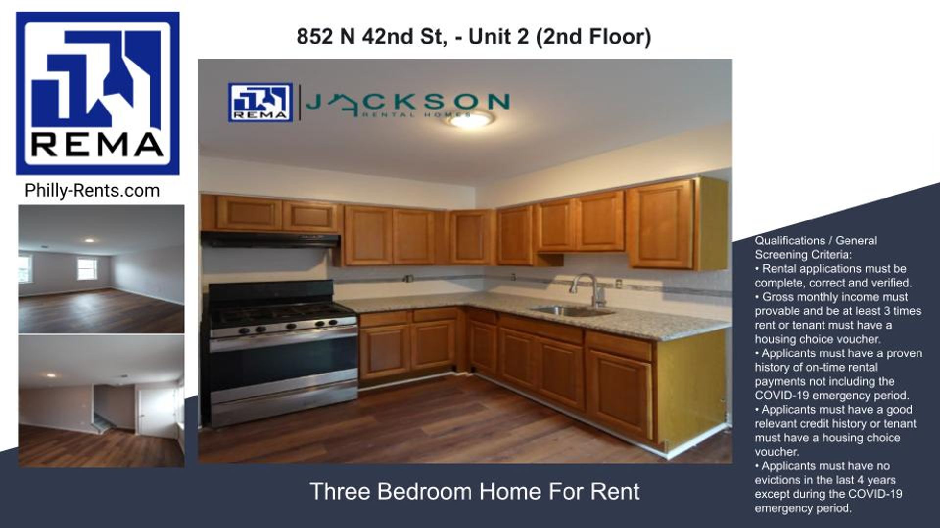 Philadelphia Apartment: 852 N 42nd St,