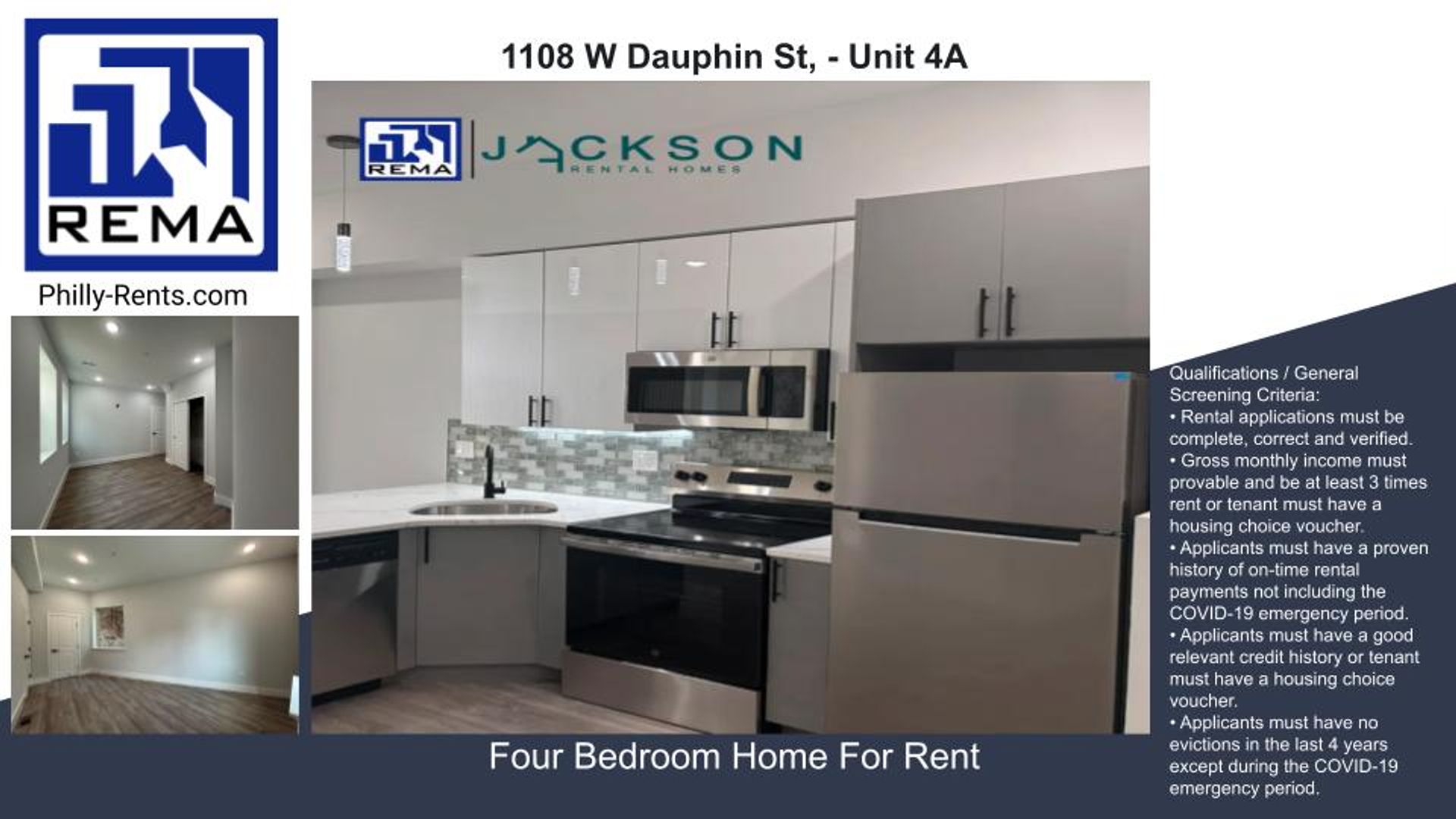 Philadelphia Apartment: 1108 W Dauphin St,