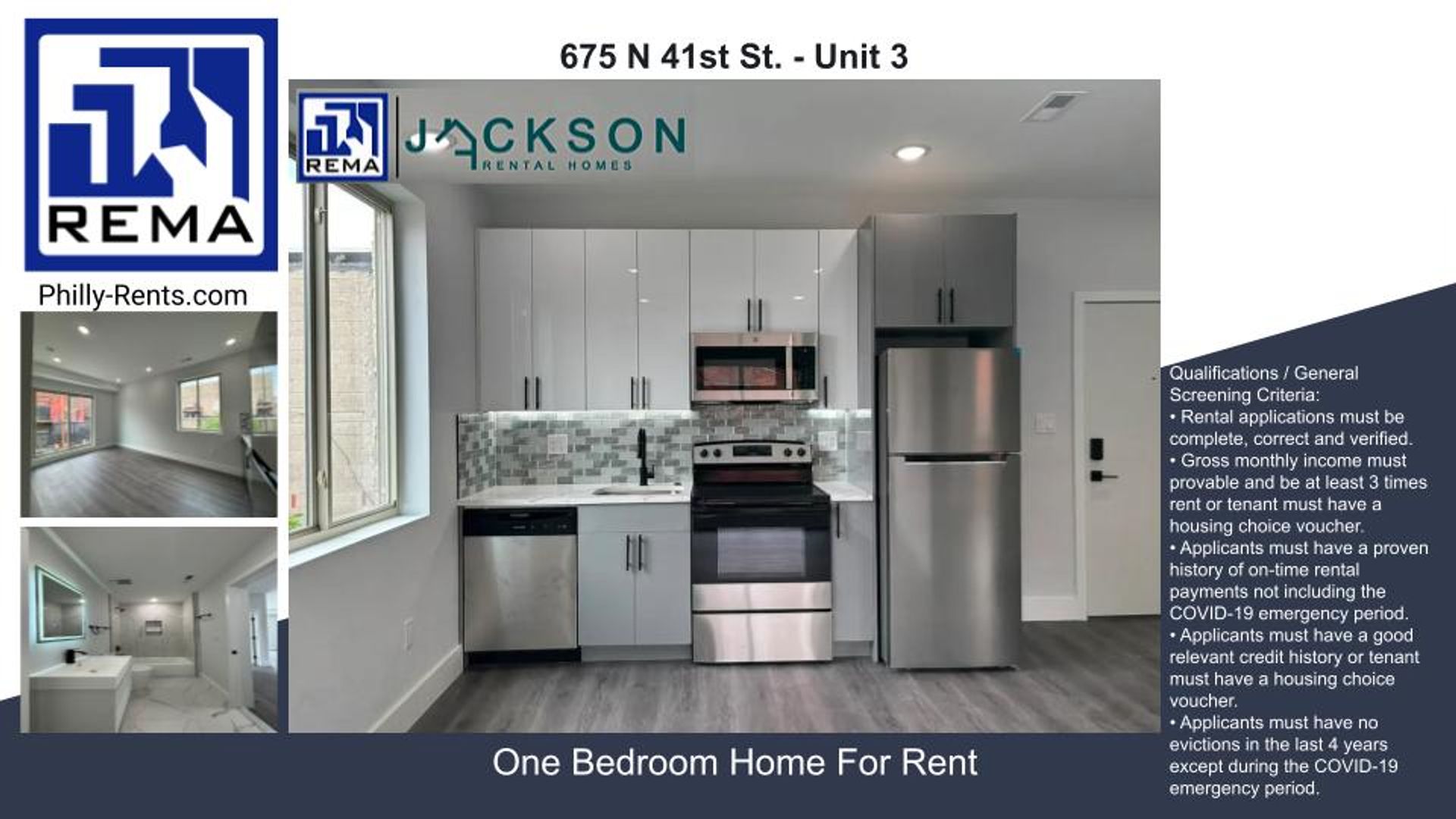 Philadelphia Apartment: 675 N 41st St.
