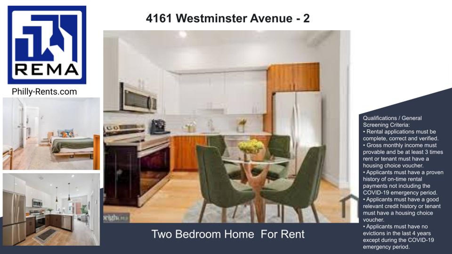 Philadelphia Apartment: 4161 Westminster Avenue