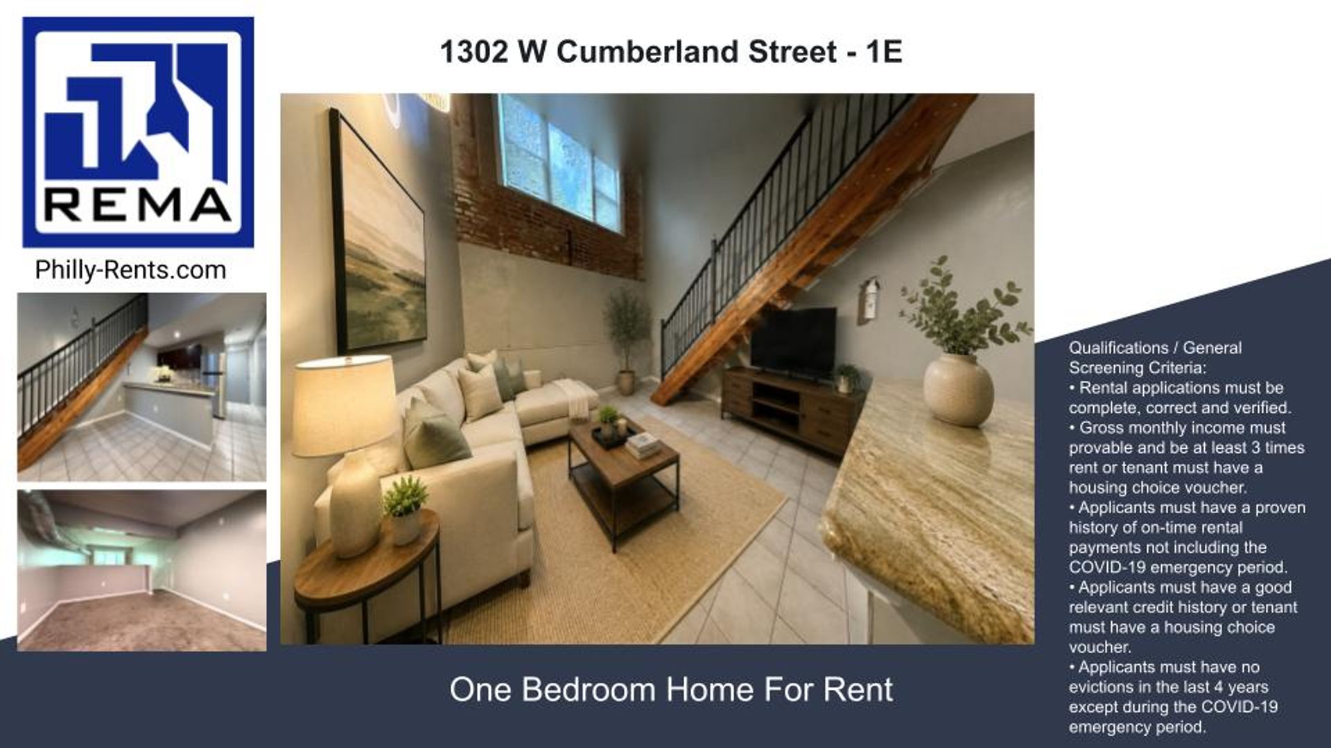 Philadelphia Apartment: 1302 W Cumberland Street