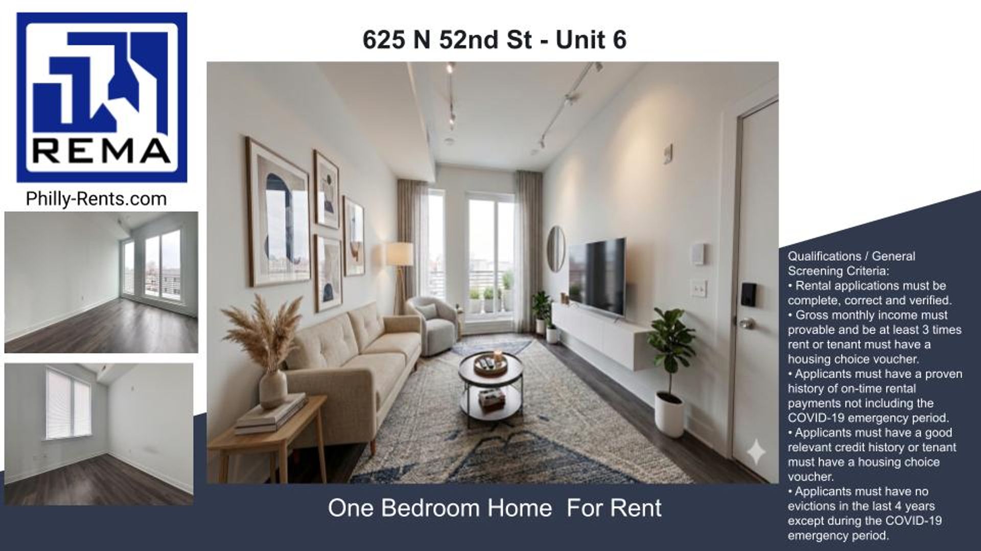 Philadelphia Apartment: 625 N 52nd St