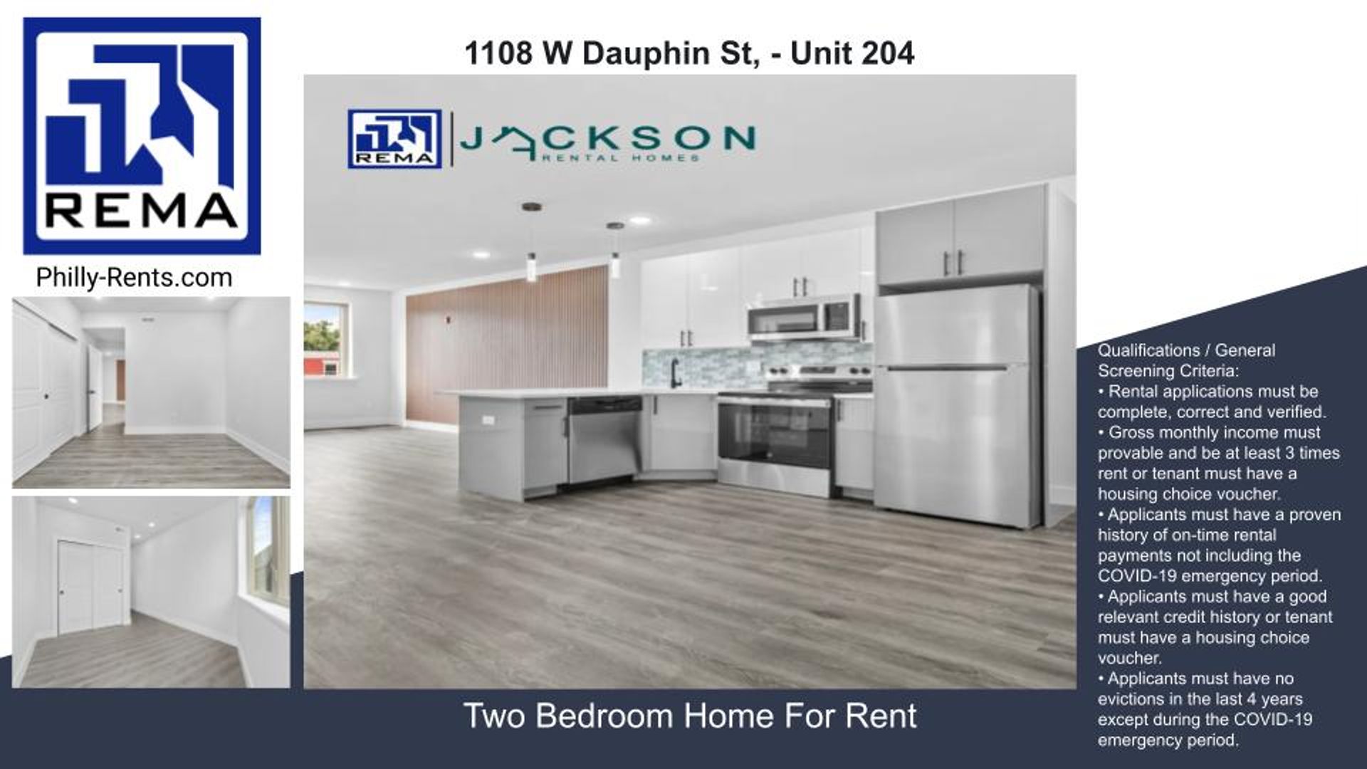 Philadelphia Apartment: 1108 W Dauphin St,