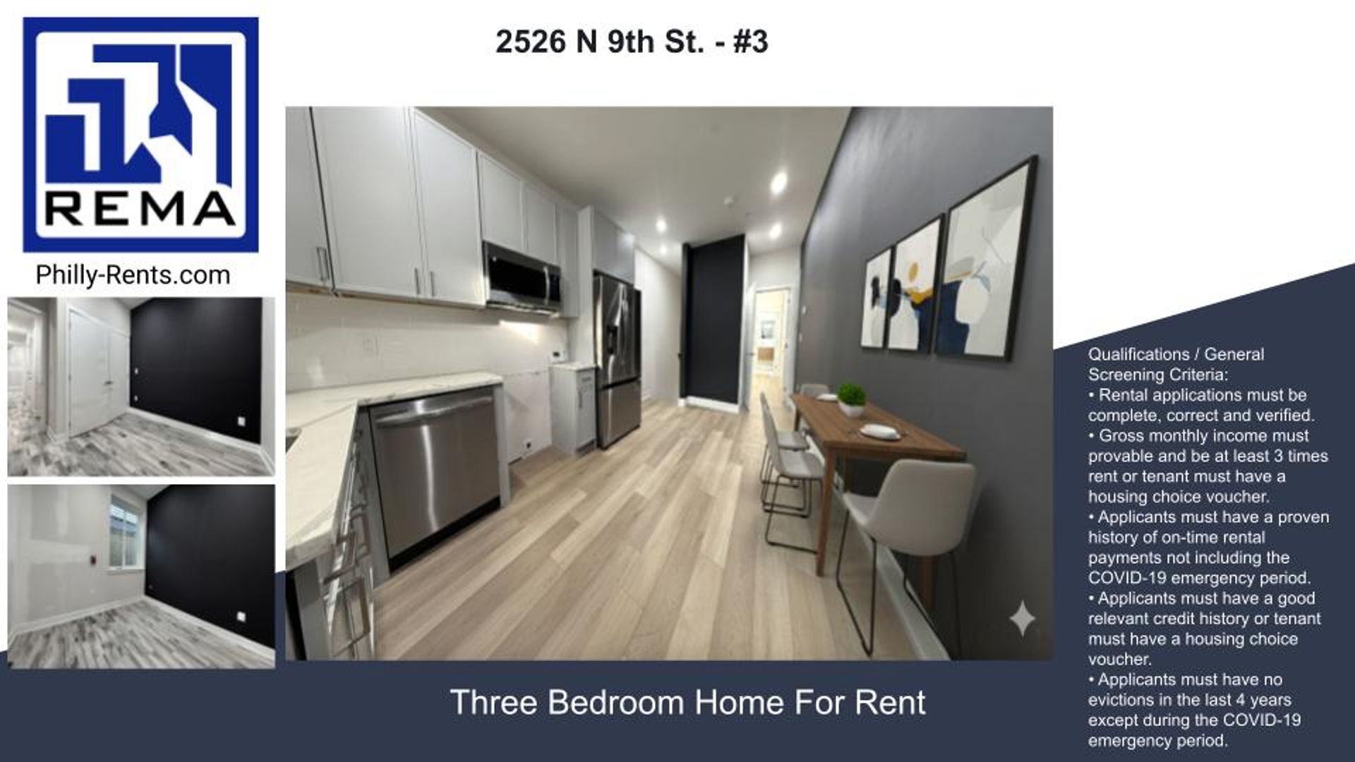 Philadelphia Apartment: 2526 N 9th St.