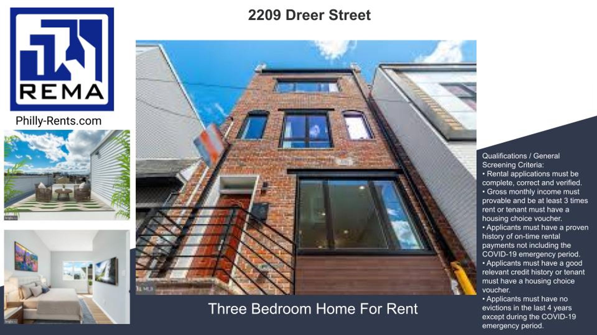 Philadelphia House: 2209 Dreer Street