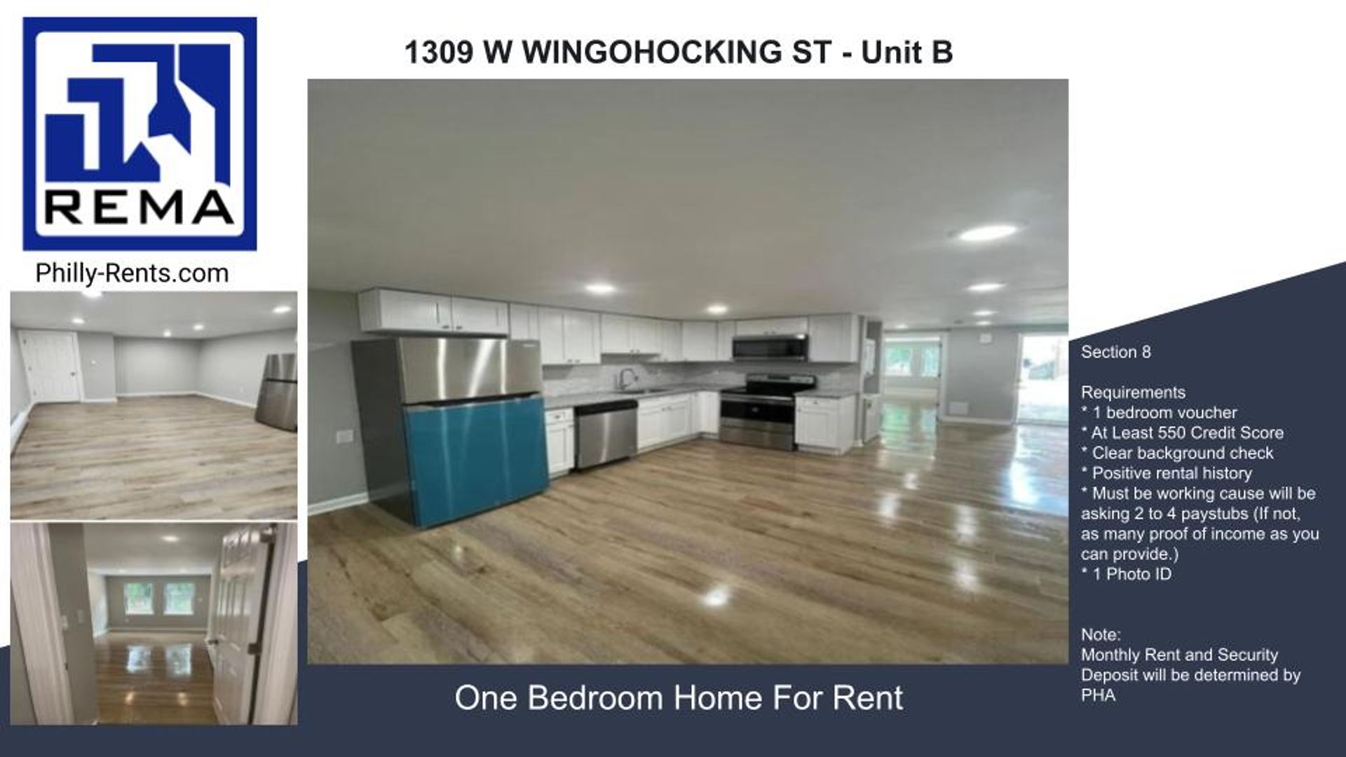 Philadelphia Apartment: 1309 W WINGOHOCKING ST