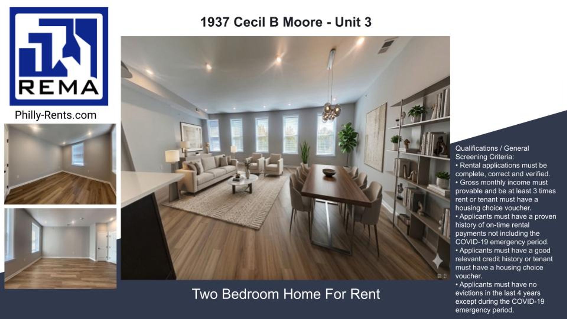 Philadelphia Apartment: 1937 Cecil B Moore