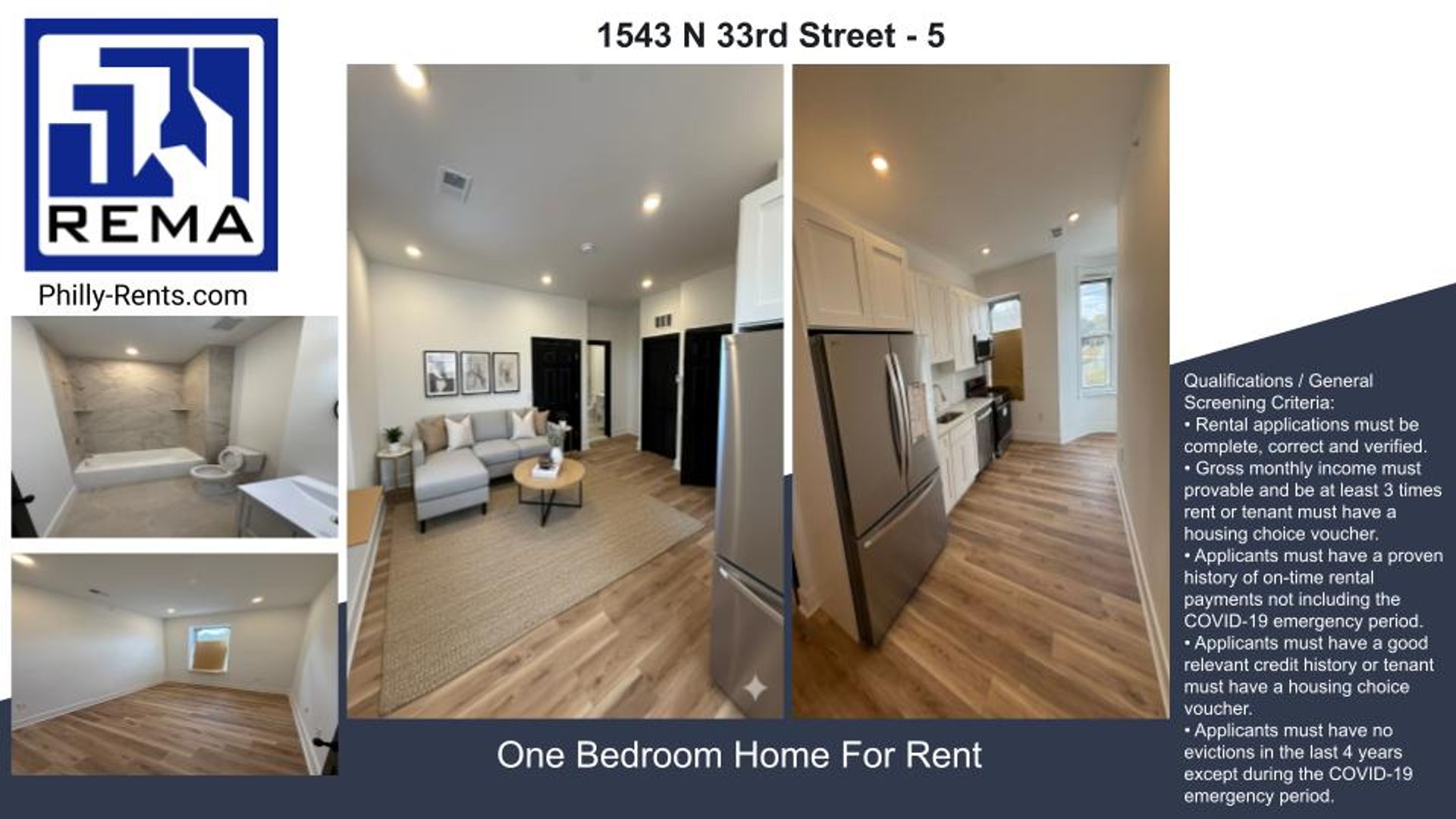 Philadelphia Apartment: 1543 N 33rd Street