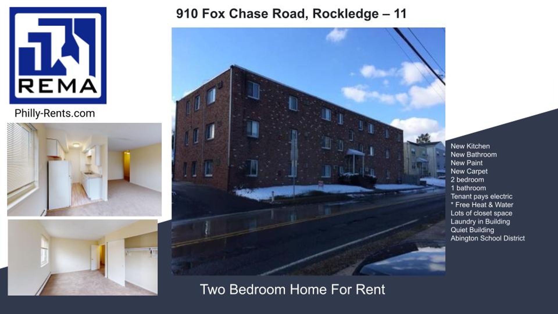 Rockledge Apartment: 910 Fox Chase Road