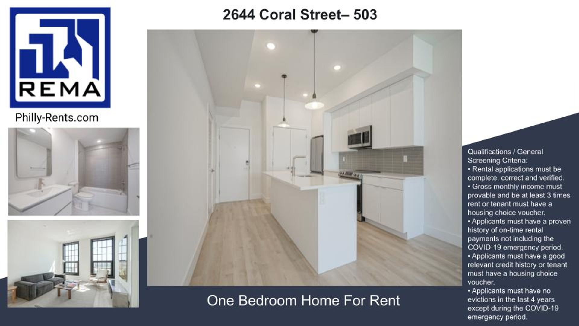 Philadelphia Apartment: 2644 Coral Street