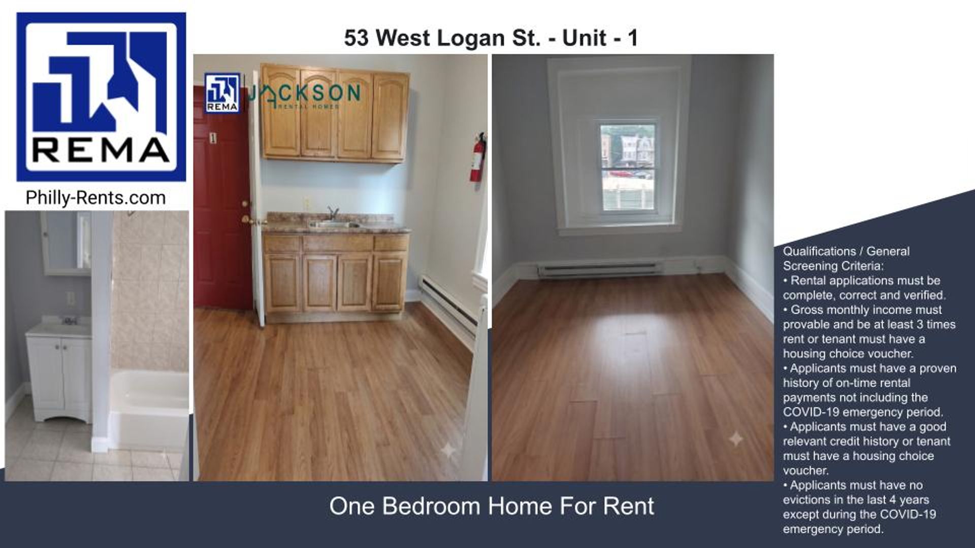 Philadelphia Apartment: 53 West Logan St.