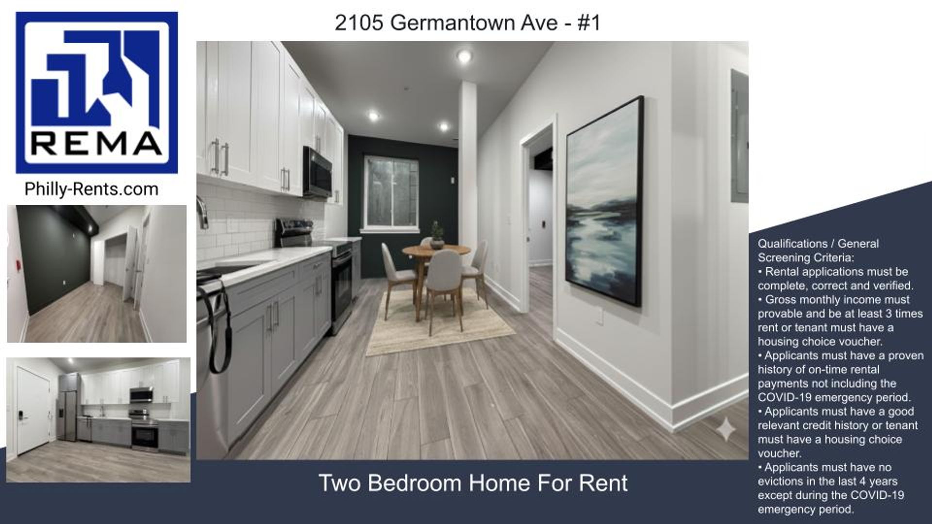 Philadelphia Apartment: 2105 Germantown Ave