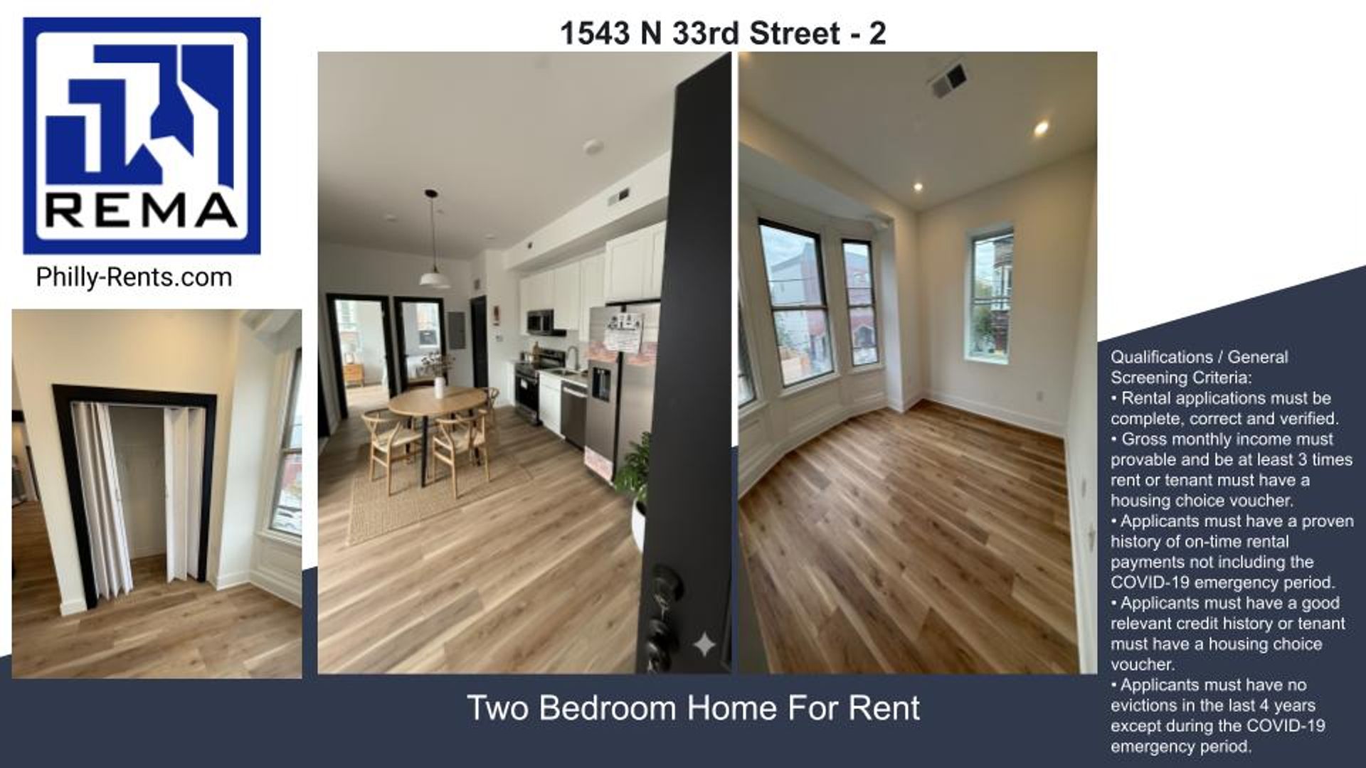 Philadelphia Apartment: 1543 N 33rd Street