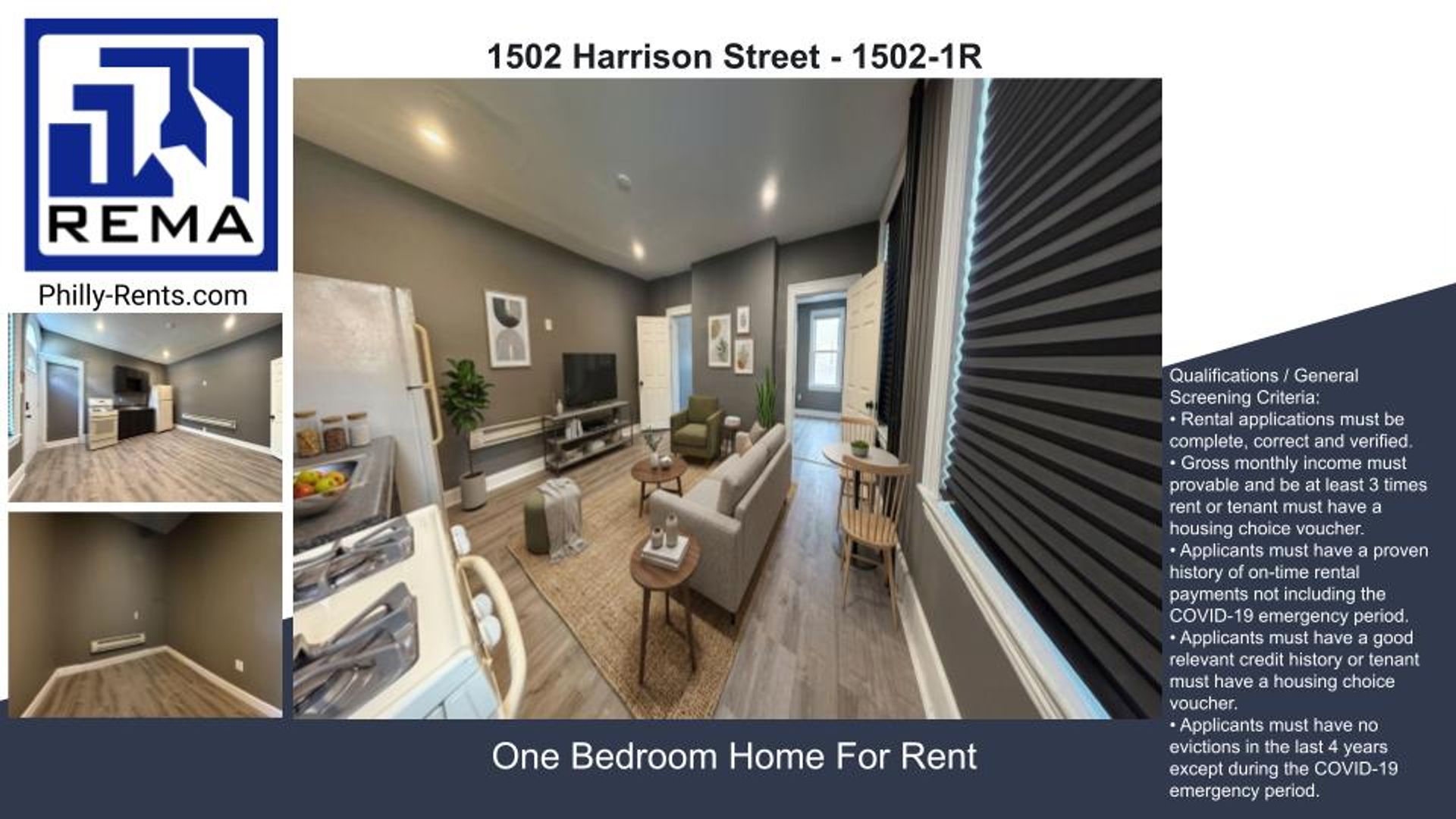 Philadelphia Apartment: 1502 Harrison Street