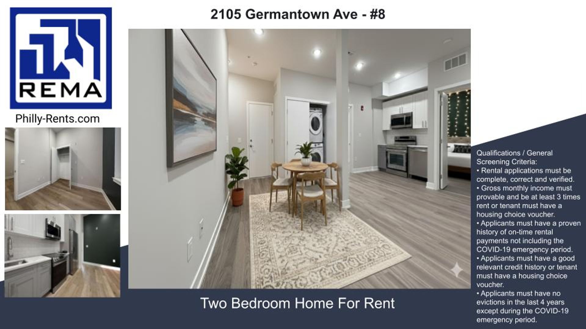 Philadelphia Apartment: 2105 Germantown Ave