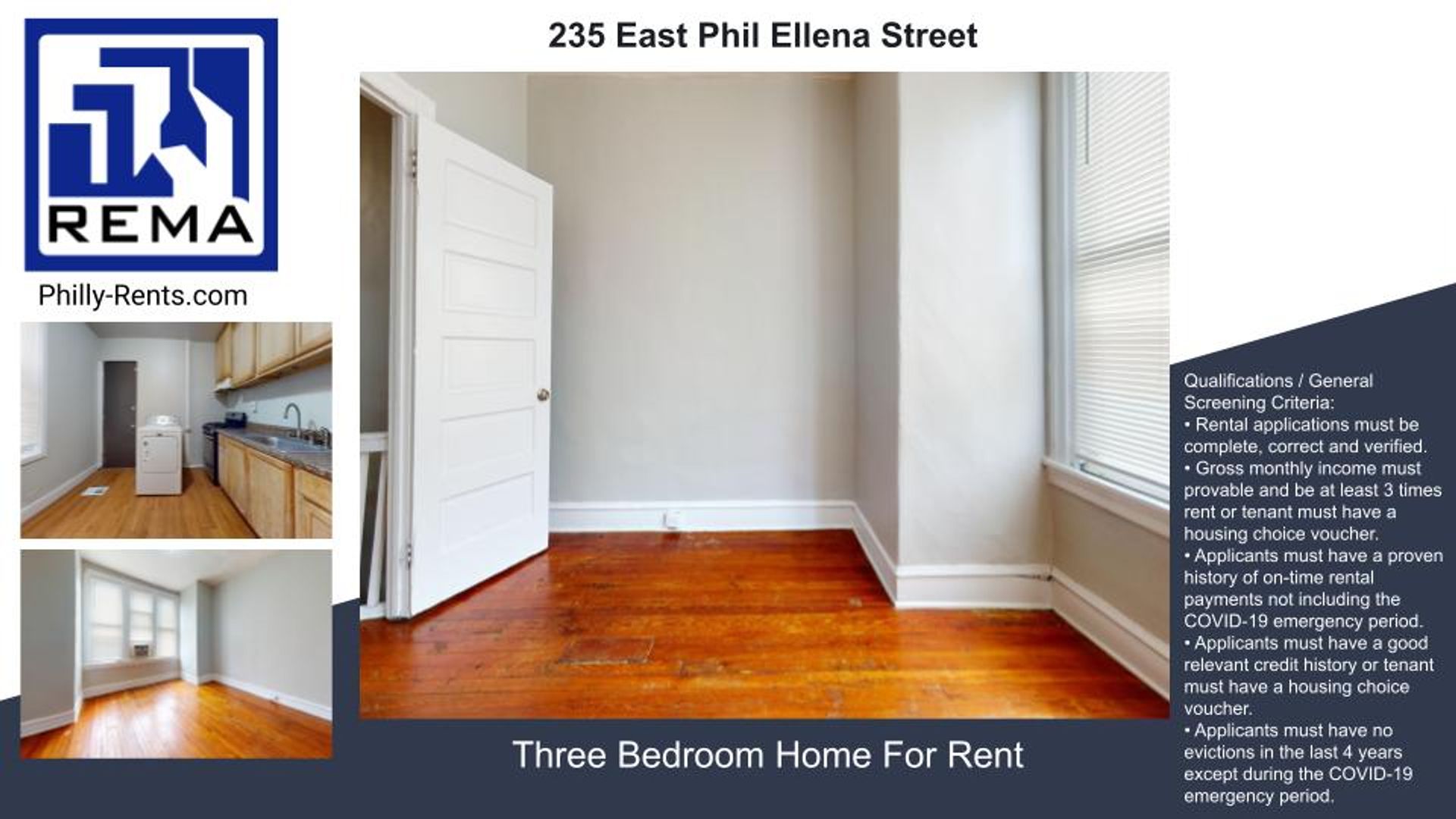 Philadelphia House: 235 East Phil Ellena Street