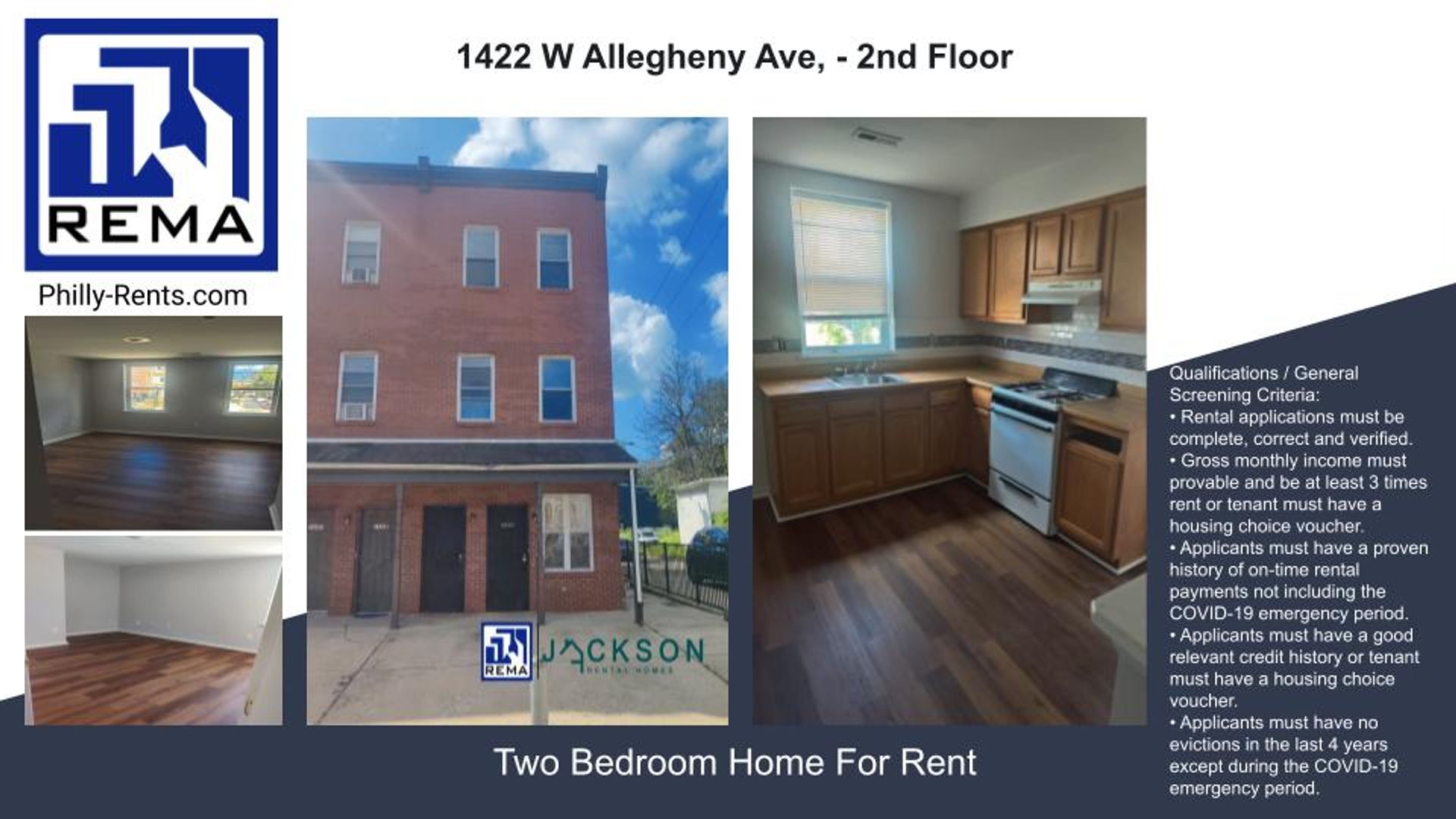 Philadelphia Apartment: 1422 W Allegheny Ave,