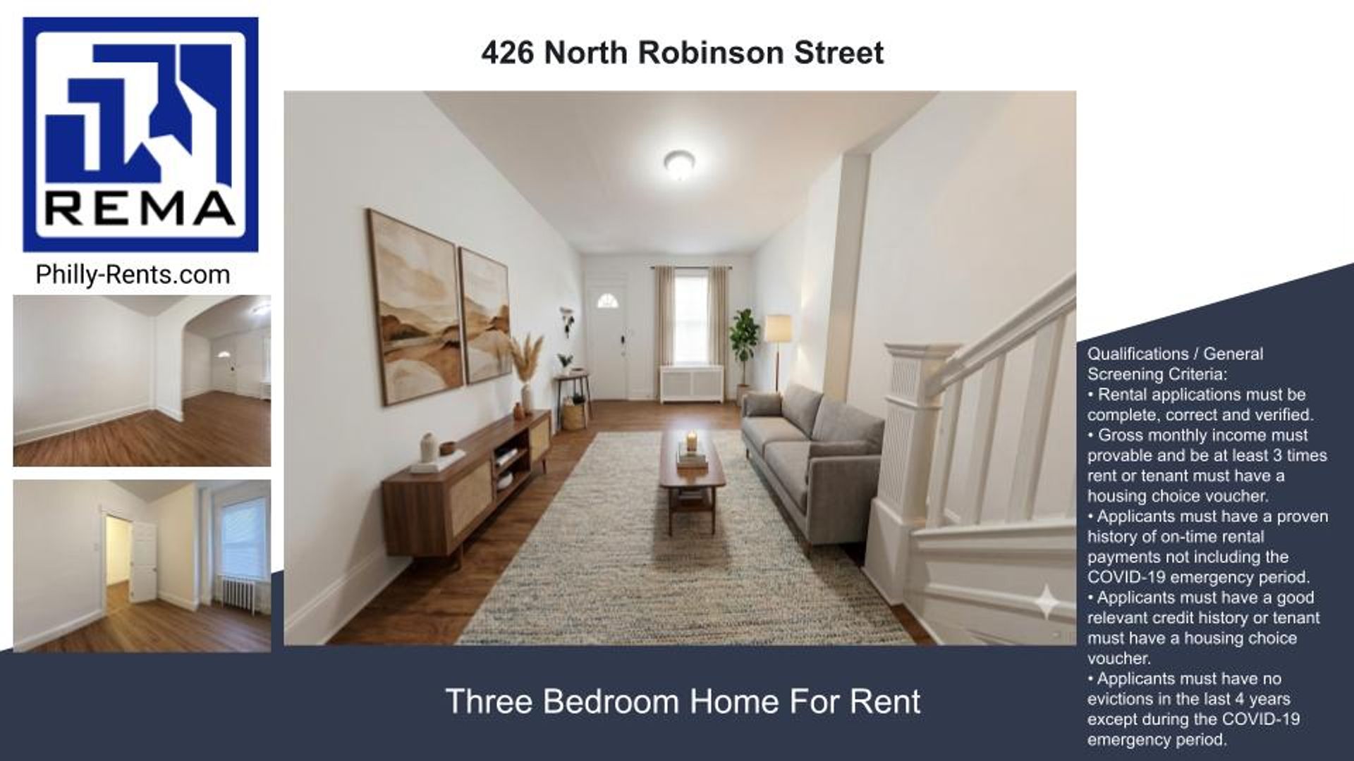 Philadelphia House: 426 North Robinson Street