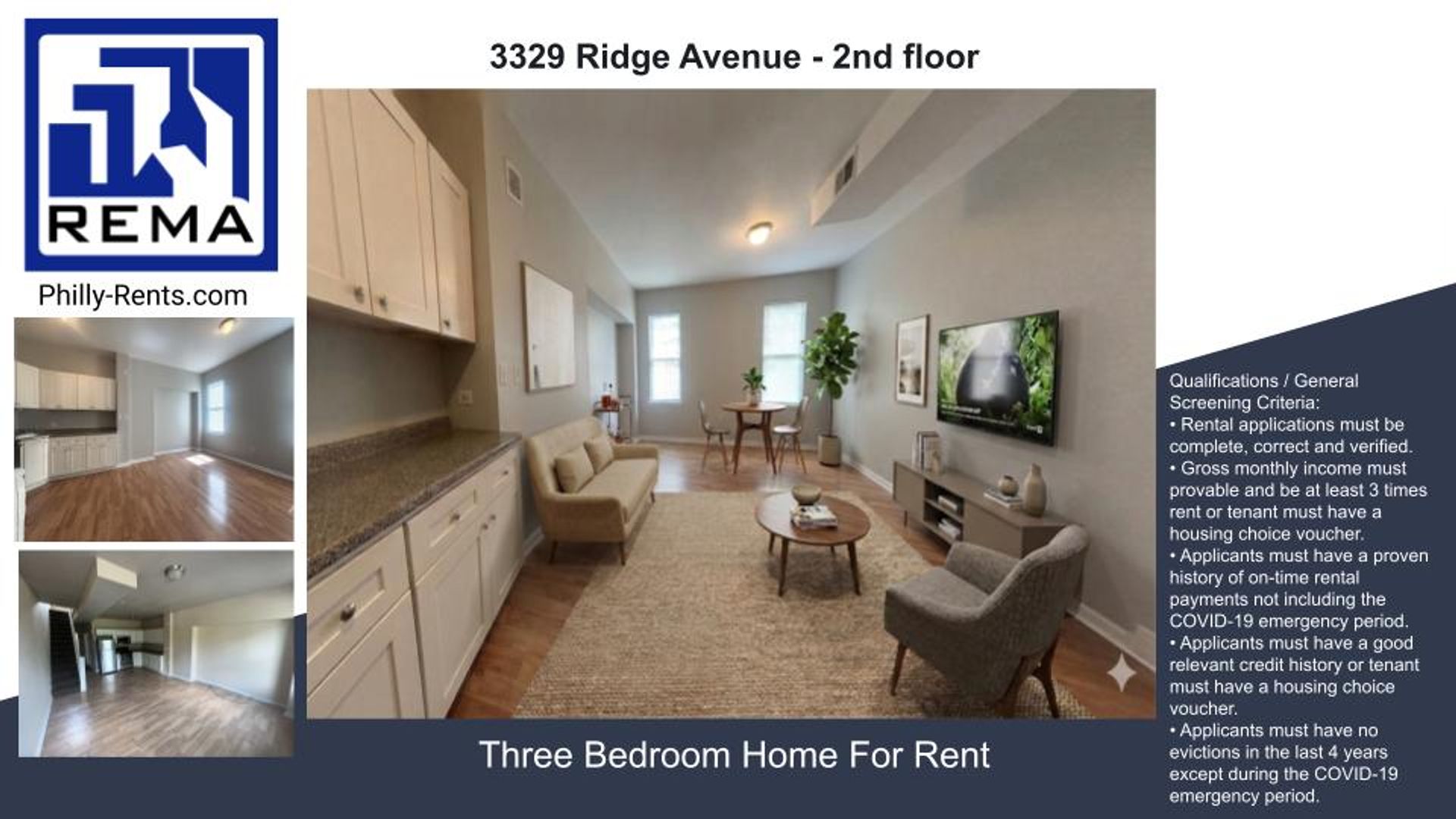 Philadelphia Apartment: 3329 Ridge Avenue