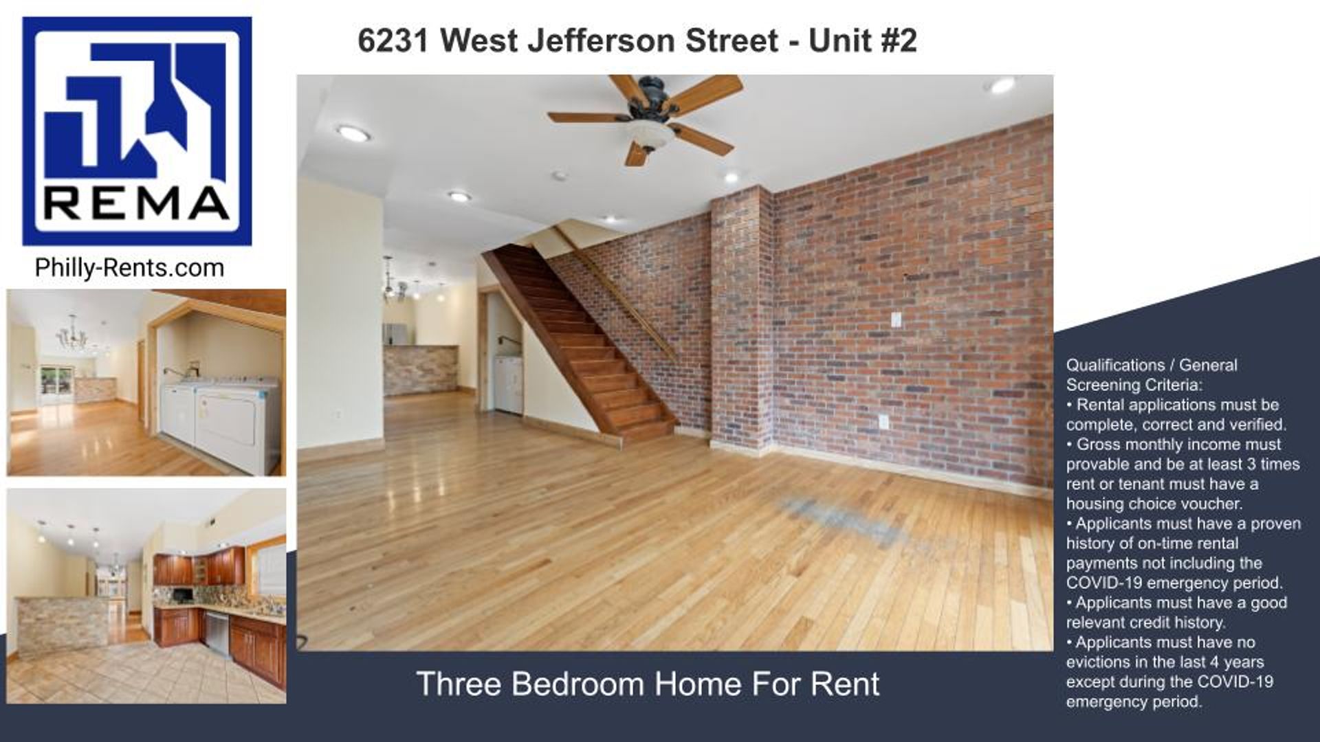 Philadelphia Apartment: 6231 West Jefferson Street