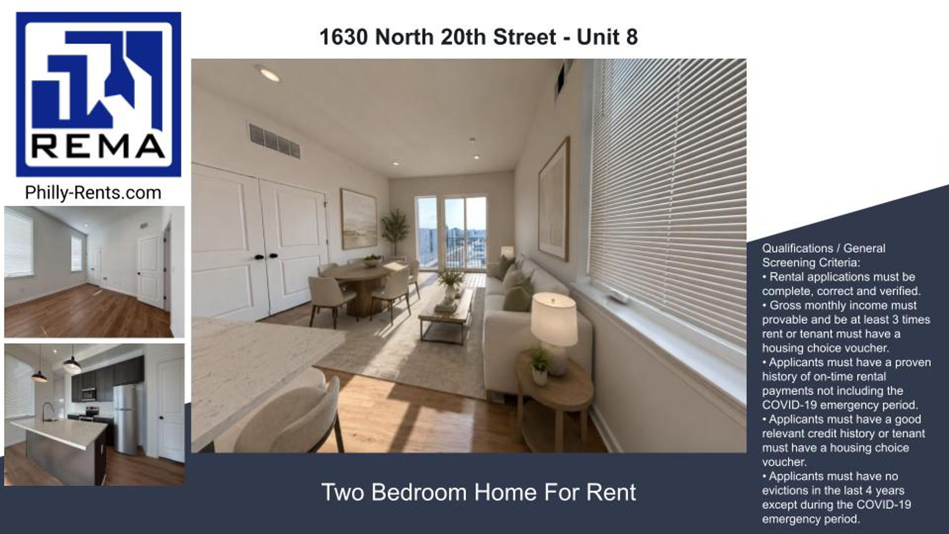 Philadelphia Apartment: 1630 North 20th Street